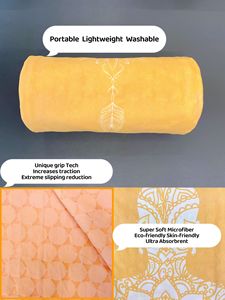 Siêu Thấm Biểu Tượng Tùy Chỉnh Mềm Sợi Nhỏ Da Lộn Dệt Kim Đồng Bằng Phòng Tập Thể Dục Khăn Thể Thao Mồ Hôi Khăn Cho Cắm Trại Đi Bộ Đường Dài Yoga - Product Image 3