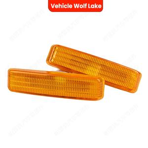 Luz de posición lateral ámbar para BMW E39, indicador de guardabarros delantero, repuesto para BMW Brilliance 63148360589, par nuevo - Product Image 3