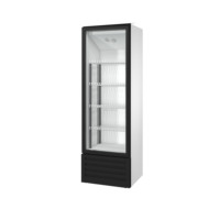 Oferta Caliente al por Mayor: Enfriador Vertical CE 400L con Puerta de Vidrio Única, Enfriamiento Dinámico por Ventilador, R290, 0~10°C ℃   Enfriador de Bebidas para Tienda
