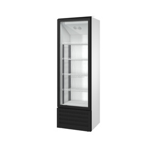 Vente Chaude en Gros CE 400L Réfrigérateur Vertical à Porte Vitrée Simple, Refroidissement Dynamique par Ventilateur, R290, 0~10°C ℃   Refroidisseur de boissons pour magasin - Product Image 5