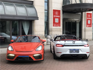 Kit de Carrocería con Alerón de Fibra de Carbono Estilo Tec para Porsche 718 Cayman Boxster, Nuevo - Product Image 2