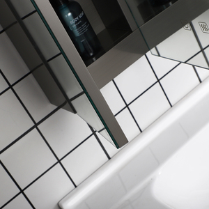Coiffeuse murale intelligente en acier inoxydable à Led, 22 pièces, grande salle de bains, <span class=keywords><strong>toilette</strong></span>, rangement de médicaments, <span class=keywords><strong>miroir</strong></span> - Product Image 5