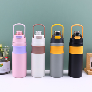 Double Wall Stainless Steel Vacuum Insulated Tumbler Wide Mouth Leakproof Flask Water Bottle with Lid - Product Image 5