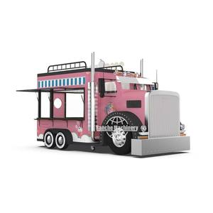 Hotdog Cart Concession Trailer Commercial Fast Food Ice Cream Mobile Food Truck Full Kitchen Stainless Steel - Product Image 1