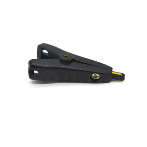 5A pince crocodile en cuivre plat 53mm LCR Kelvin pince positive et négative pince de test à deux étages noir rouge - Product Image 3