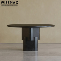 Meubles WISEMAX, style Wabi-sabi, meubles de maison vintage haut de gamme, table à manger ronde en bois, table de restaurant pour appartement, villa