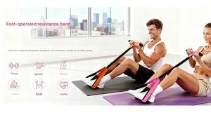 Bandes de résistance à pédales avec poignées, bandes d'exercice améliorées pour adultes pour un entraînement complet du corps - Product Image 5
