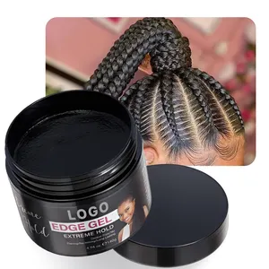 Private Label Oem/Odm Hair Wax Braid Gel Private Label Geen Alcohol En Geen Witte Rand Gel Vlecht Gel Rand Control