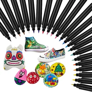 Logo veya çocuk ayakkabı üreticisi ile deri Nib yüksek kaliteli endüstriyel kimyasal dayanıklı Artistro akrilik boya fırçası ucu işaretleyici kalem