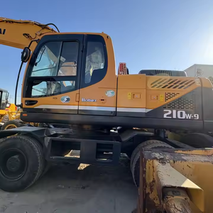 Machine à vendre dans le monde entier HYUNDAI 210W-7 210W-9 Pelle sur pneus 21 tonnes Pelle coréenne originale d'occasion en stock - Product Image 2