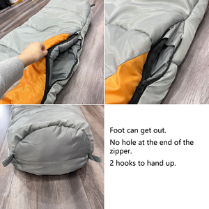 Sac de couchage d'hiver pour adultes, pas cher, imperméable, pour le camping en plein air et les voyages, sac de couchage de type momie - Product Image 5