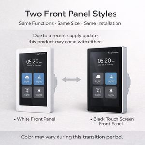 Interruptor de Luz Inteligente con Pantalla Táctil, Interruptor de Pared Inteligente WiFi de 4 Canales con Monitoreo de Energía, Compatible con <span class=keywords><strong>Alexa</strong></span>/Google Home - Product Image 2