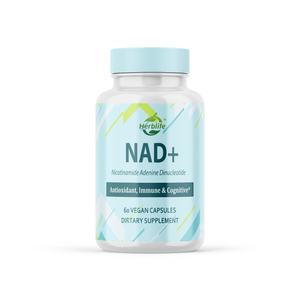 Cápsulas de NAD+ - Apoyo al Nivel de NAD+, Apoyo a la Salud del Corazón y la Piel, Metabolismo Energético, Suplemento para la Salud, Vegano, Sin OMG, Sin Gluten, OEM ODM - Product Image 1