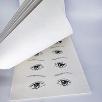 Sourcils de base beauté maquillage des yeux artiste cahier d'exercices manuel de formation livre de pratique en dessin personnalisé