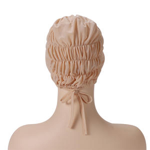 Alta calidad caliente verano sólido patrón poliéster Underscarf transpirable interior Cap Hijab venta al por mayor nueva llegada pañuelos étnicos - Product Image 3
