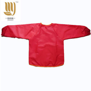 Long Sleeve Apron Kids <b>Painting</b> Art Smock Waterproof Nylon Children Paint Apron With Sleeves - Product Image 4