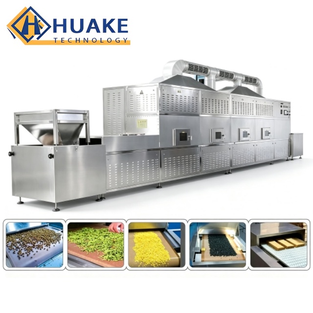 Industrial microwave equipment for rapid heating processing