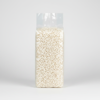 Sacs sous vide ECO transparents, adaptés au congélateur, pour l'emballage du riz blanc, avec logo personnalisé, vente en gros