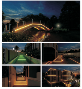 Không thấm nước bền mặt đất cắm 3M 10m 20m năng lượng mặt trời dẫn dải ánh sáng ngoài trời chuỗi LiFePO4 Pin điều khiển từ xa tùy chọn - Product Image 6