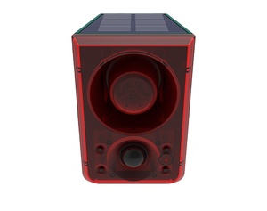 911n DC phí năng lượng mặt trời Powered đèn Siren 6LED năng lượng mặt trời cảm biến chuyển động báo động với đèn cho trang trại năng lượng mặt trời tường báo động ánh sáng - Product Image 3