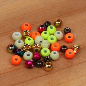 Perles de pêche en gros perles de tungstène rondes colorées matériel de montage de mouches <span class=keywords><strong>truite</strong></span> pêche à <span class=keywords><strong>la</strong></span> mouche perle tête plombs balle attirail - Product Image 6