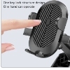 Support de téléphone universel pour voiture, rotatif à 360 degrés, rétractable, flexible, à insérer, fixation sur le tableau de bord de la voiture