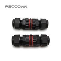 Connecteur industriel circulaire étanche IP68 PSCCONN GW16 M16 2 broches 16A 300V à bornes à vis pour éclairage paysager et projecteurs