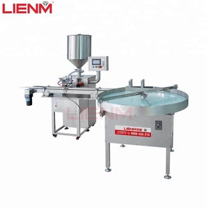 LIENM Single head <span class=keywords><strong>Vaseline</strong></span>/Paste Heating Filling Machine with Bottle Unscrambler - Product Image 1