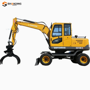 รถขุดล้อยี่ห้อ SHANDING ราคาโรงงาน เครื่องยนต์ Kubota ขนาด 7 ตัน 8 ตัน 8.5 ตัน 13 ตัน มาตรฐาน CE EPA Euro 5 รถขุดขนาดเล็ก - Product Image 1