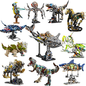 Plastic Bouwsteen 13059 Mechanische Koppeling Groep Walvis Leeuw Dinosaurus Dierenspeelgoed Accessoires Diy Bouw Eduction Speelgoed - Product Image 1