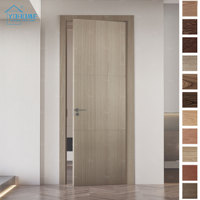 Portes intérieures modernes en bois de style espagnol, insonorisées, pré-montées, en chêne, pour chambre à coucher