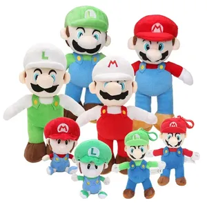 2021 mainan populer super Mario mainan mewah boneka jamur Mario LUIGI bersaudara mainan mewah