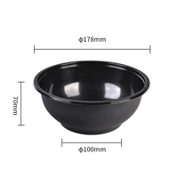 CPET recyclé ovable 2 compartiments scellant emballage alimentaire jetable compagnie aérienne conteneur CPET avec film anti-buée