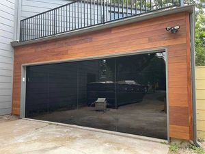 2025 vendu en Europe et en Amérique cadre en alliage d'aluminium noir porte de <span class=keywords><strong>garage</strong></span> en verre opaque. - Product Image 4