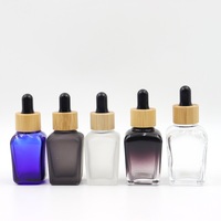 Flacon compte-gouttes en verre avec logo et boîte, flacon compte-gouttes d'huile en verre doré 10ml 20ml 30ml 50ml