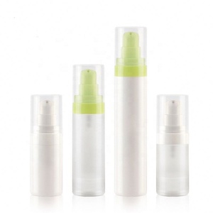 Wholesale Airless Lotion Bottle 15ml 30ml 50ml Cosmetic <b>Vacuum</b> Bottle Plastic Bottle With Spray Lotion <b>Pump</b> - Product Image 4