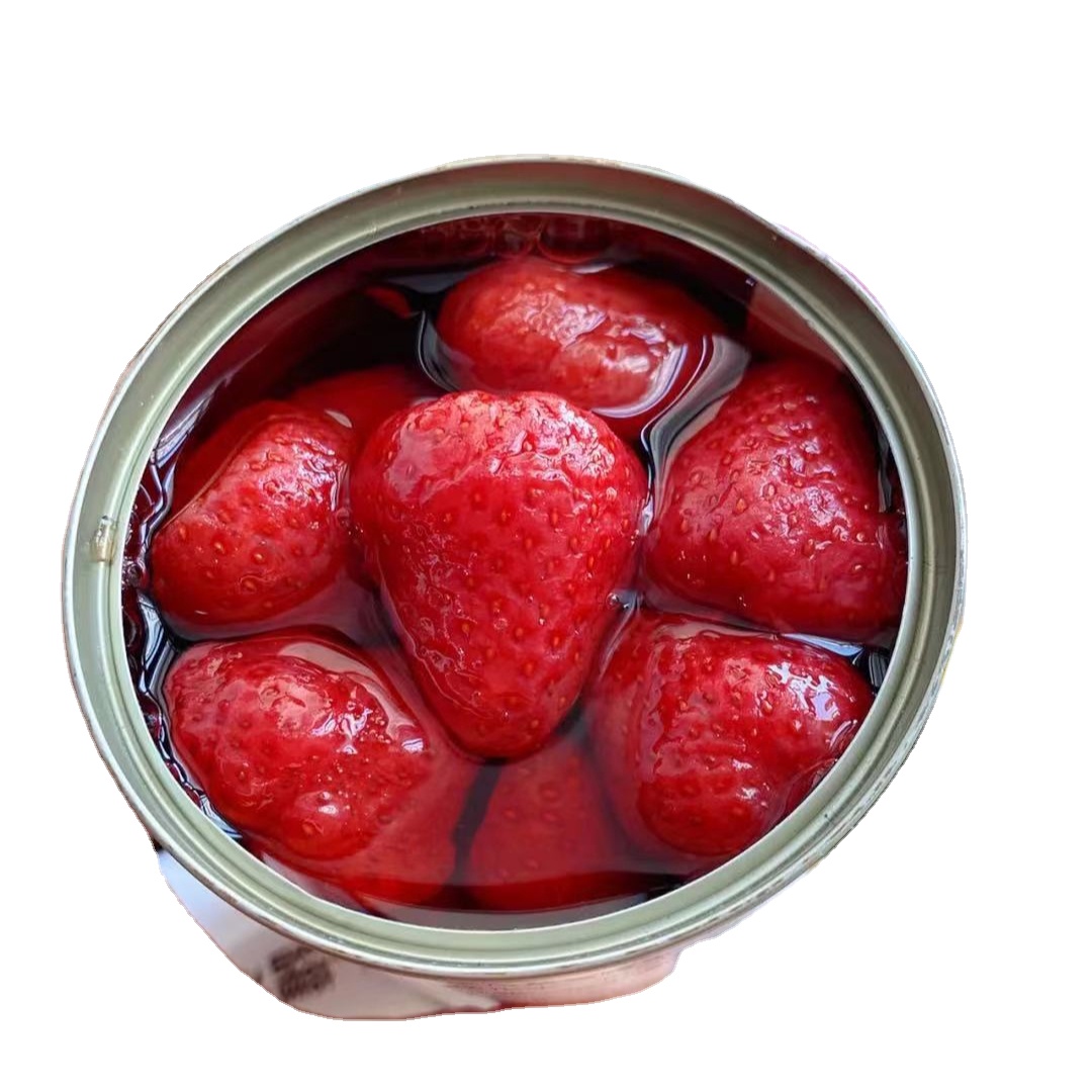 Здоровые фрукты 400 г консервированная клубника с частной этикеткой