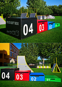กล่องกระโดดเล่นยิมนาสติกแบบ plyometric ทำจากโฟมฝึกความแข็งแรง4-in-1ส่งตรงจากโรงงาน - Product Image 4