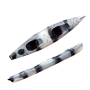 Kayak de pesca doble de polietileno de <span class=keywords><strong>tres</strong></span> capas, bote de remos de 400cm, canoa con accesorios - Product Image 5