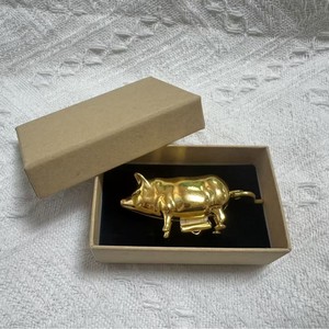 Metro a nastro mini a forma di maiale in stile antico, metro a nastro morbido in metallo vintage a forma di maiale, regalo divertente, articolo promozionale aziendale per cucito e artigianato - Product Image 5