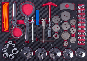 417PCS 1/4 3/8 1/2 Inch Drive Socket Wrench <b>Tool</b> <b>Set</b> 72 Teeth Ratchet with EVA Foam Tray Case, for Auto Repair Mechanic Garage - Product Image 4