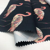 2025 100% polyester 120GSM microfibre grue tissu imprimé pour drap de lit et housse de couette