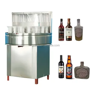China Manufacturer 32 Heads Bottle Washer / Wine Bottle Cleaning Machine / Beverage Bottle Washing Machine