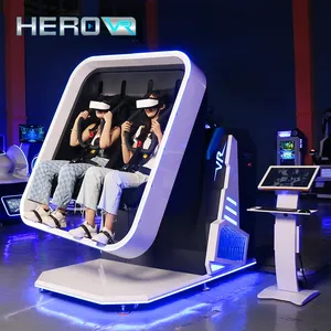 HEROVR 360 720 회전 9D VR 레이싱 가상 현실 운전 시뮬레이터 VR 기계 게임