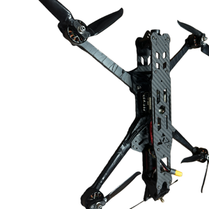 7インチFPV折りたたみ式レーシングドローン 1200TVLカメラ カーボン素材レシーバー 長距離ペイロード3KG FPVドローン - Product Image 3