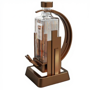 Estante acrílico para exhibición de botellas de vino, soporte de exhibición para vino, venta al por mayor - Product Image 1