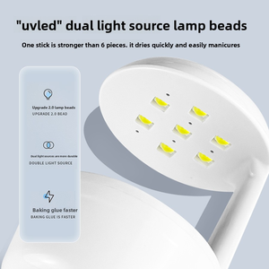 Nuovo Design <span class=keywords><strong>21W</strong></span> UV <span class=keywords><strong>LED</strong></span> lampada Premium Cordless Mini Gel smalto essiccatore con ricarica rapida, bella macchina per Manicure di qualità da salone - Product Image 4