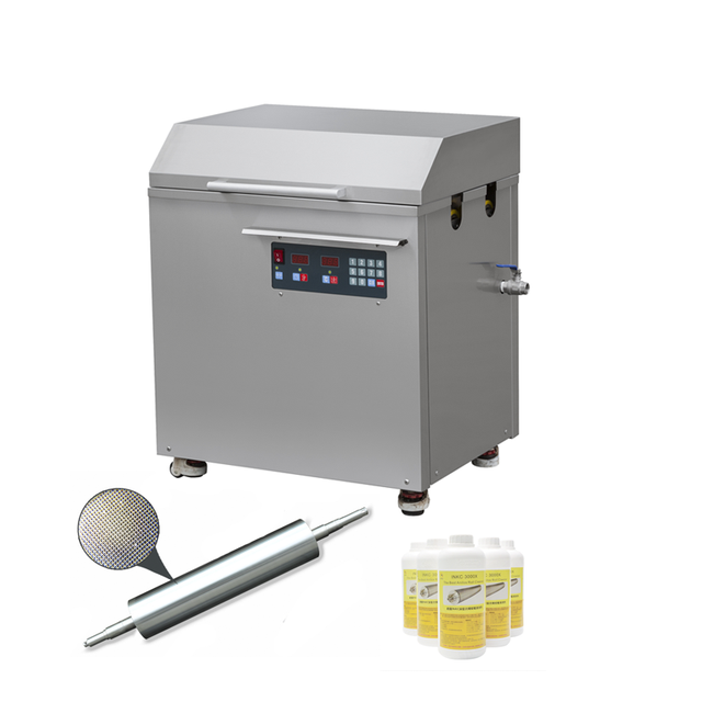 RTYG-320 Printing Machine Anilox Roller Sleeve Type Ultrasonic Cleaning Washing Machine with Solvent Agent