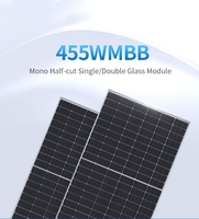Module pv polyocristallin haute puissance 10kva, plaque solaires à demi-cellules