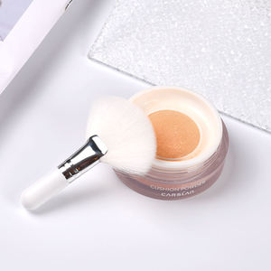 Brochas <span class=keywords><strong>de</strong></span> Maquillaje Personalizadas Blancas Súper Suaves para <span class=keywords><strong>Limpieza</strong></span> Facial, Mini Brochas <span class=keywords><strong>de</strong></span> Fibra Sintética Cortas, Gruesas y Esponjosas para el Rostro - Product Image 5